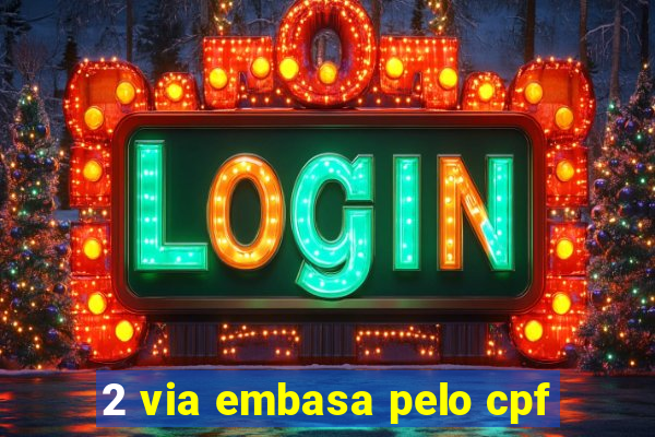 2 via embasa pelo cpf